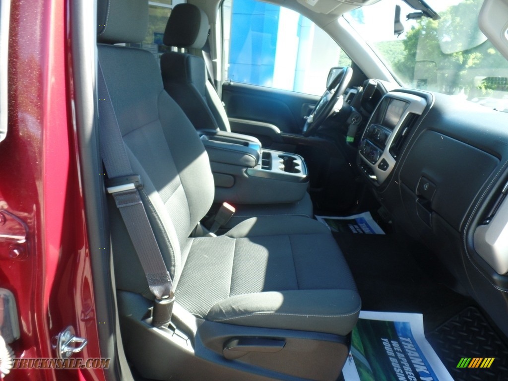 2015 Sierra 1500 SLE Double Cab 4x4 - Sonoma Red Metallic / Jet Black photo #45