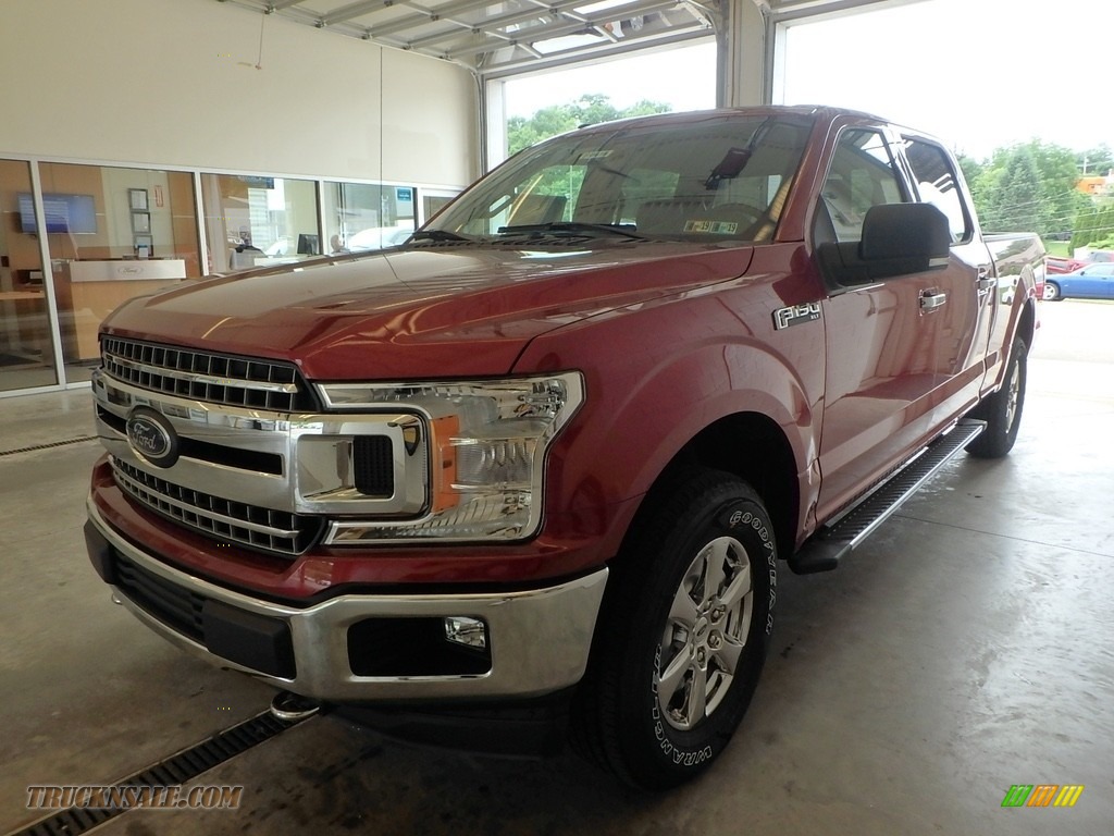 2018 F150 XLT SuperCrew 4x4 - Ruby Red / Earth Gray photo #4