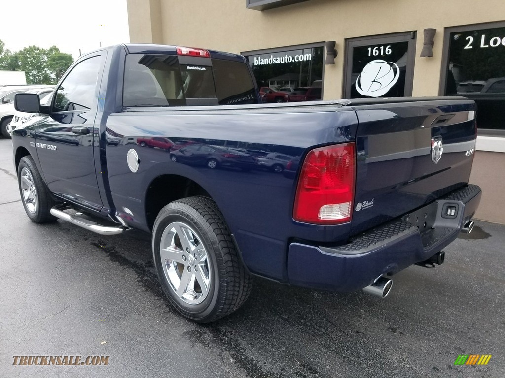 2012 Ram 1500 ST Regular Cab 4x4 - True Blue Pearl / Dark Slate Gray/Medium Graystone photo #3 2012 Ram 1500 ST Regular Cab 4x4 - True Blue Pearl / Dark Slate Gray/Medium Graystone photo #3