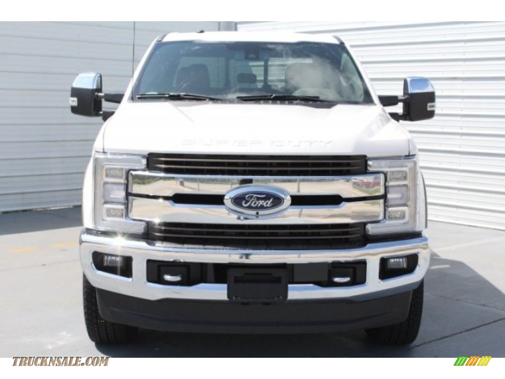 2018 F250 Super Duty King Ranch Crew Cab 4x4 - Oxford White / King Ranch Kingsville Java photo #2