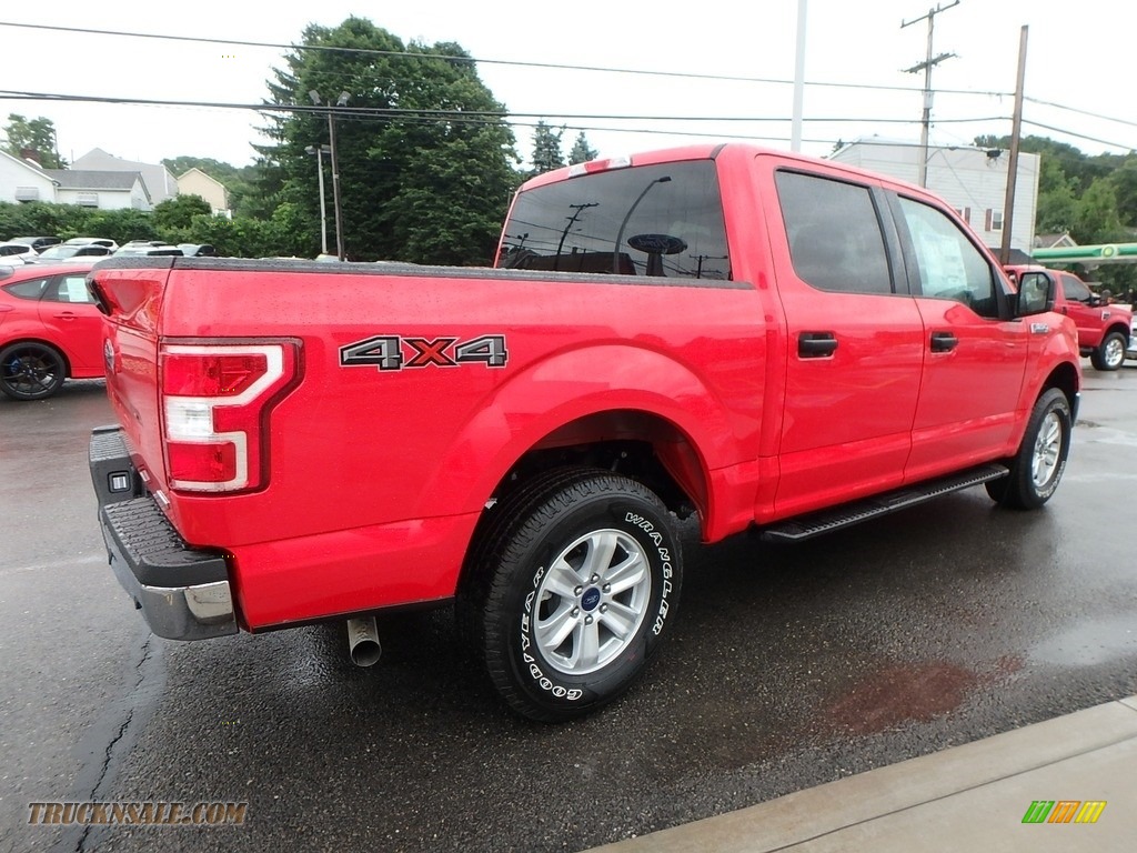 2018 F150 XLT SuperCrew 4x4 - Race Red / Earth Gray photo #5
