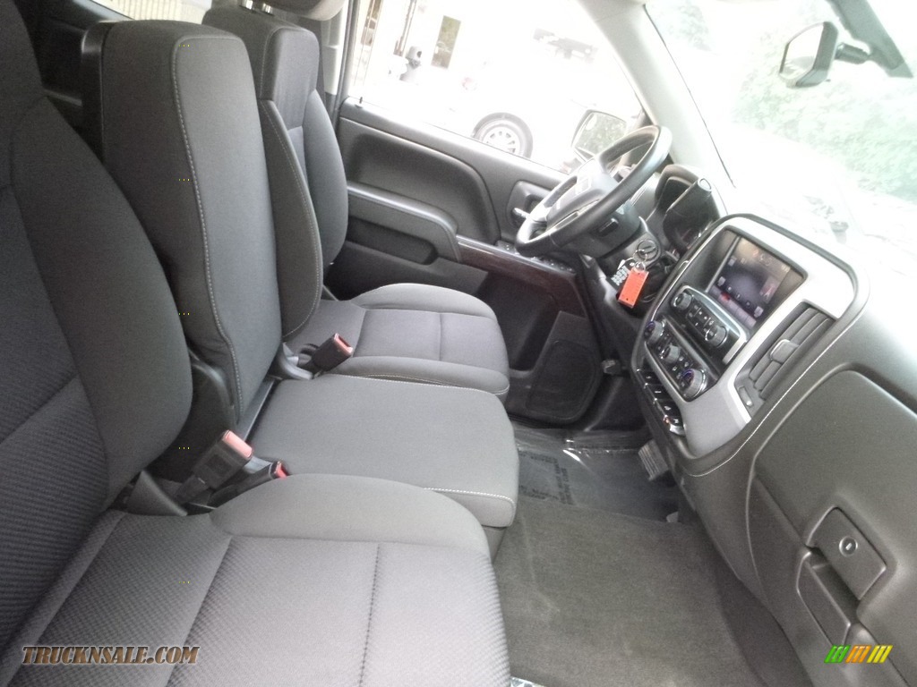 2015 Sierra 1500 SLE Double Cab 4x4 - Onyx Black / Jet Black photo #12