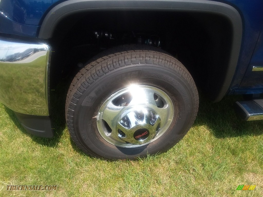 2019 Sierra 3500HD SLT Crew Cab 4WD Dual Rear Wheel - Stone Blue Metallic / Jet Black photo #14