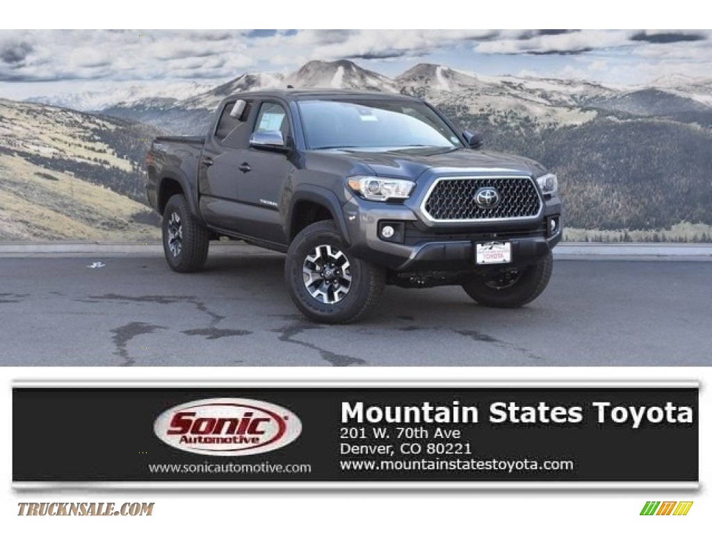 2018 Tacoma TRD Off Road Double Cab 4x4 - Magnetic Gray Metallic / Cement Gray photo #1