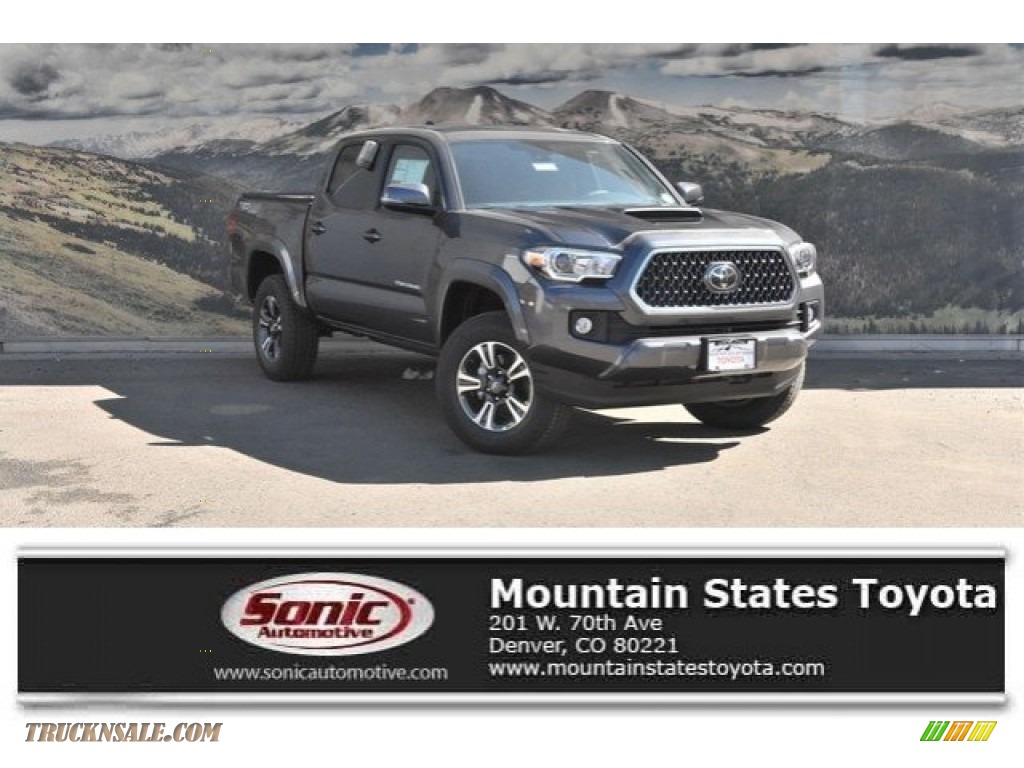 2018 Tacoma TRD Sport Double Cab 4x4 - Magnetic Gray Metallic / Cement Gray photo #1