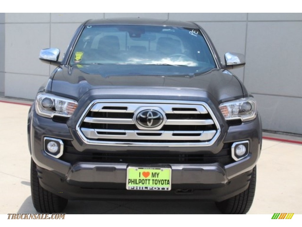 2018 Tacoma Limited Double Cab - Magnetic Gray Metallic / Hickory photo #2 2018 Tacoma Limited Double Cab - Magnetic Gray Metallic / Hickory photo #2