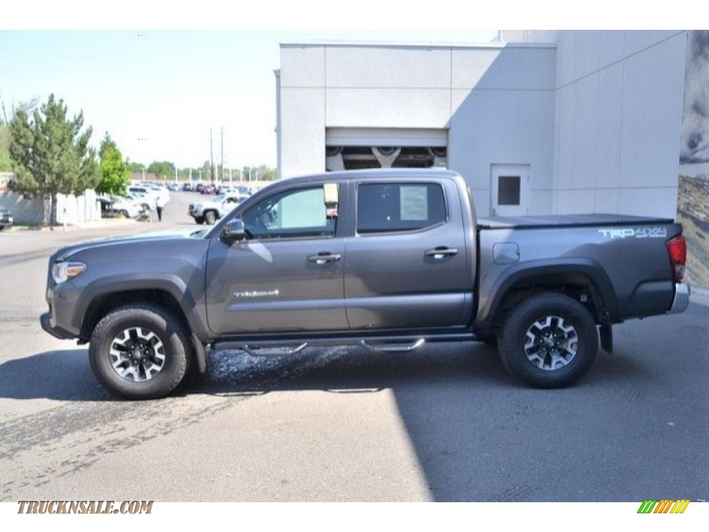 2017 Tacoma TRD Off Road Double Cab 4x4 - Magnetic Gray Metallic / Cement Gray photo #3