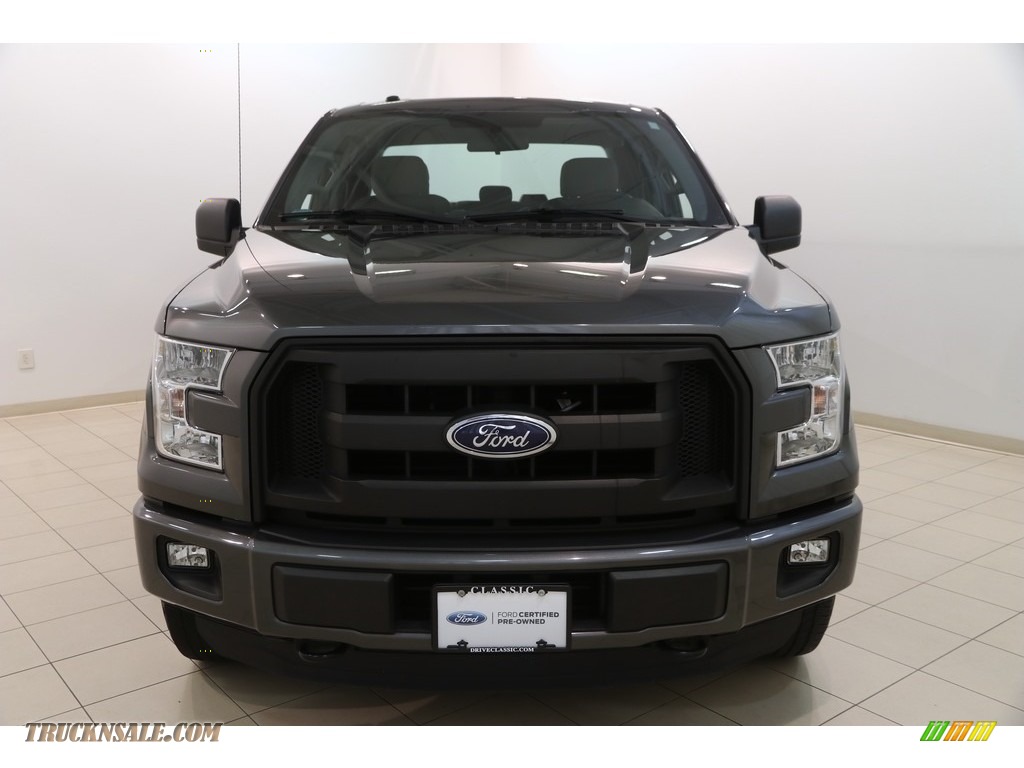 2015 F150 XL SuperCab 4x4 - Magnetic Metallic / Medium Earth Gray photo #2 2015 F150 XL SuperCab 4x4 - Magnetic Metallic / Medium Earth Gray photo #2