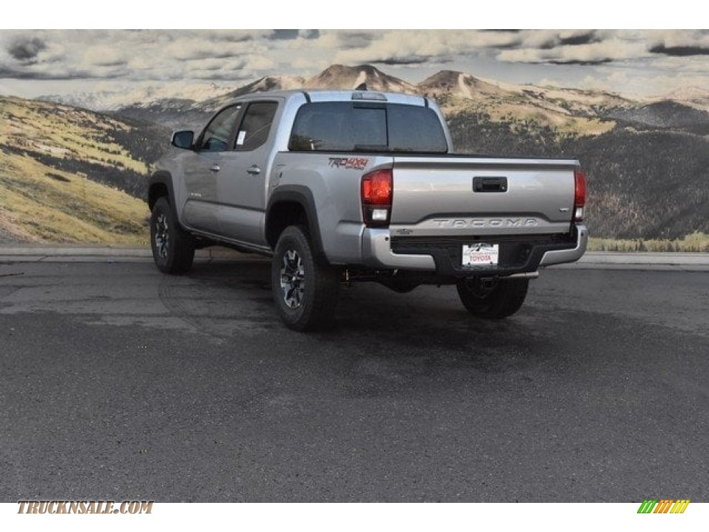 2018 Tacoma TRD Off Road Double Cab 4x4 - Silver Sky Metallic / Cement Gray photo #3