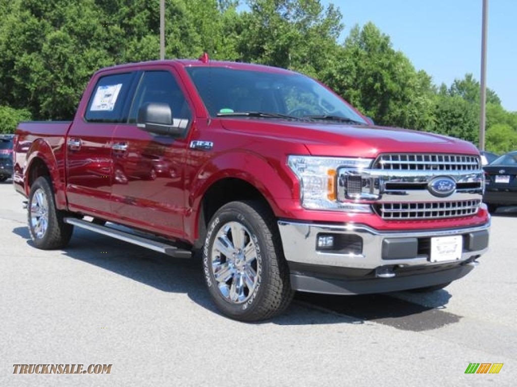 Ruby Red / Earth Gray Ford F150 XLT SuperCrew 4x4