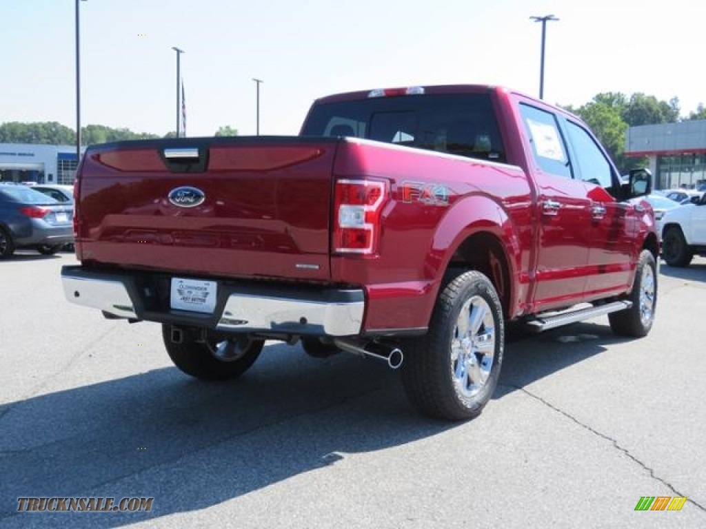 2018 F150 XLT SuperCrew 4x4 - Ruby Red / Earth Gray photo #22