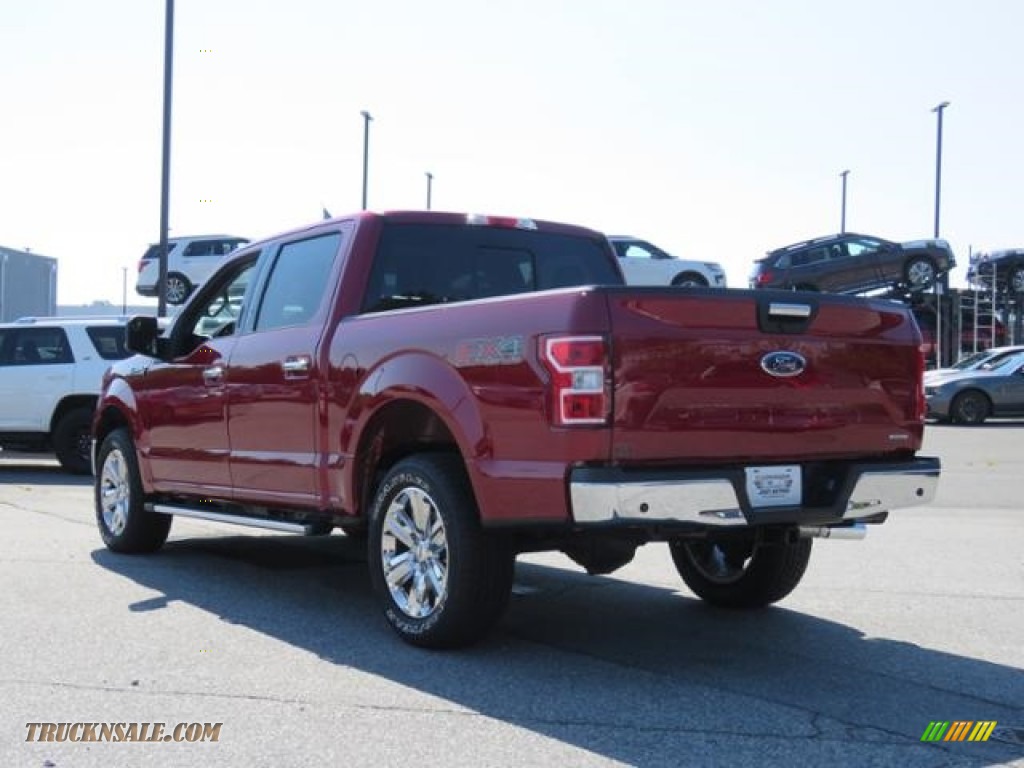 2018 F150 XLT SuperCrew 4x4 - Ruby Red / Earth Gray photo #24