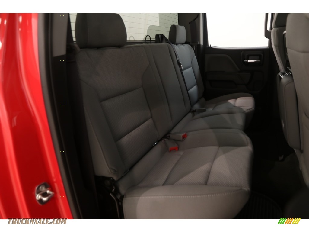 2017 Silverado 1500 Custom Double Cab 4x4 - Red Hot / Dark Ash/Jet Black photo #18