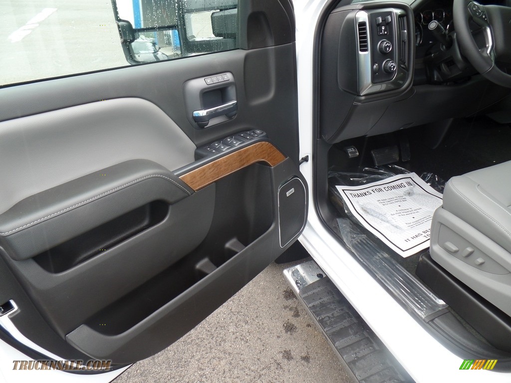 2019 Silverado 3500HD LTZ Crew Cab 4x4 Dual Rear Wheel - Summit White / Dark Ash/Jet Black photo #14