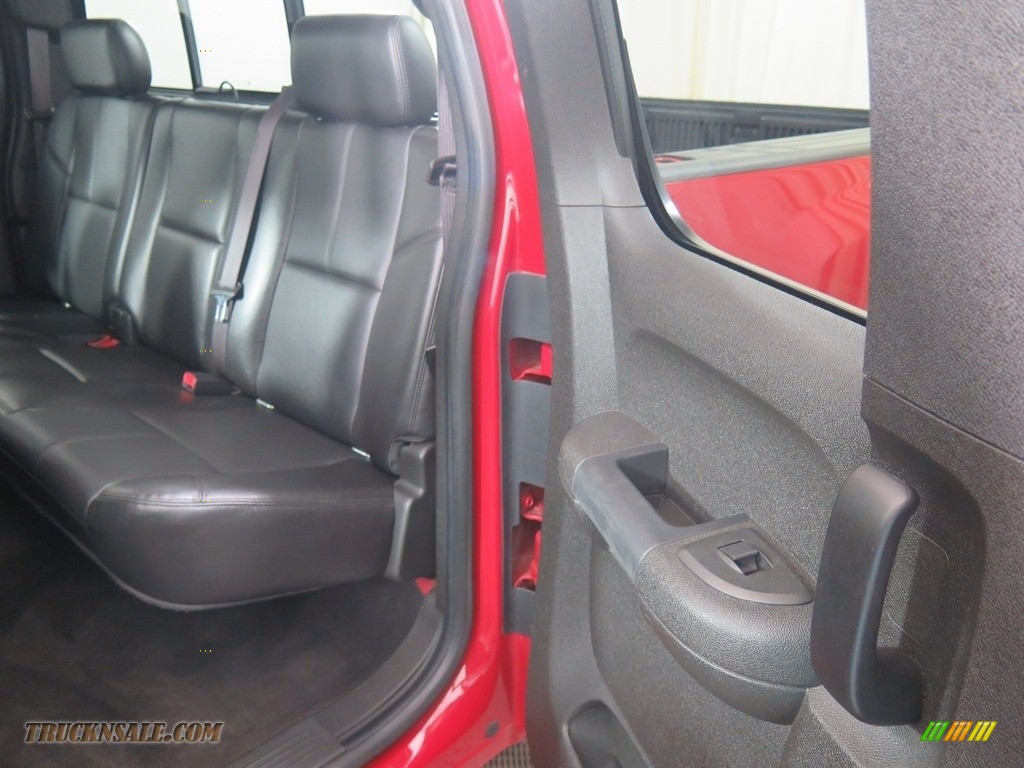 2013 Silverado 1500 LTZ Extended Cab 4x4 - Victory Red / Light Titanium/Dark Titanium photo #24