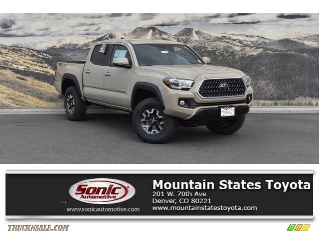 Quicksand / Cement Gray Toyota Tacoma TRD Off Road Double Cab 4x4