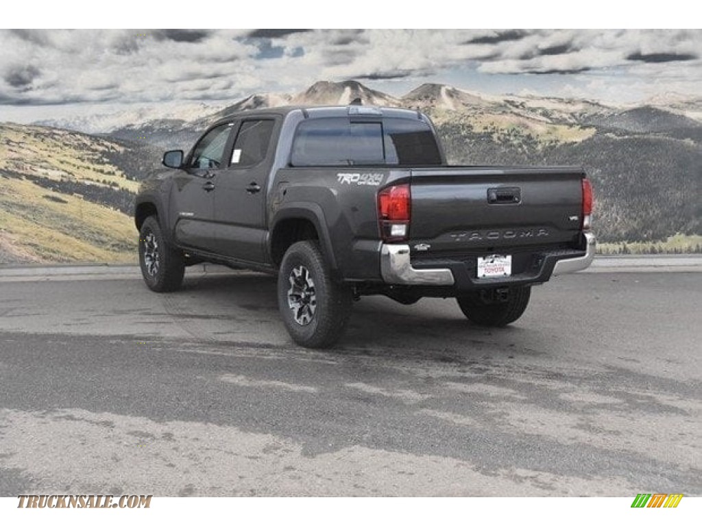 2018 Tacoma TRD Off Road Double Cab 4x4 - Magnetic Gray Metallic / Cement Gray photo #3