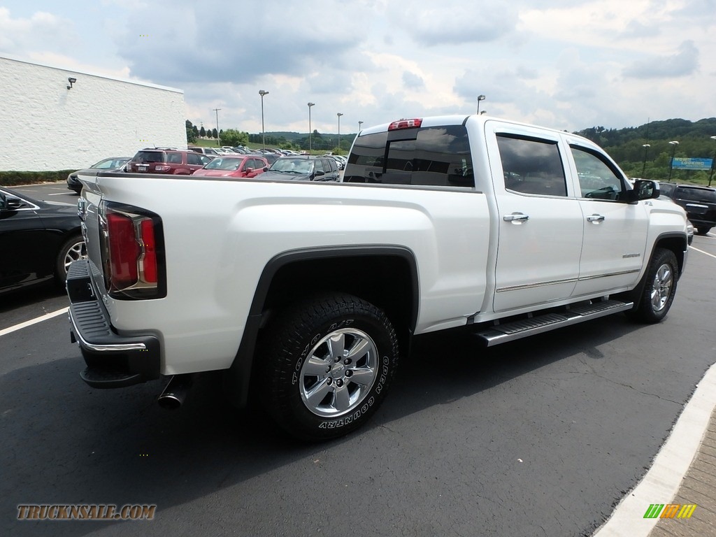2016 Sierra 1500 SLT Crew Cab 4WD - White Frost Tricoat / Cocoa/Dune photo #9