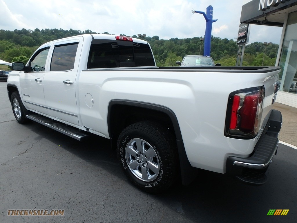 2016 Sierra 1500 SLT Crew Cab 4WD - White Frost Tricoat / Cocoa/Dune photo #11