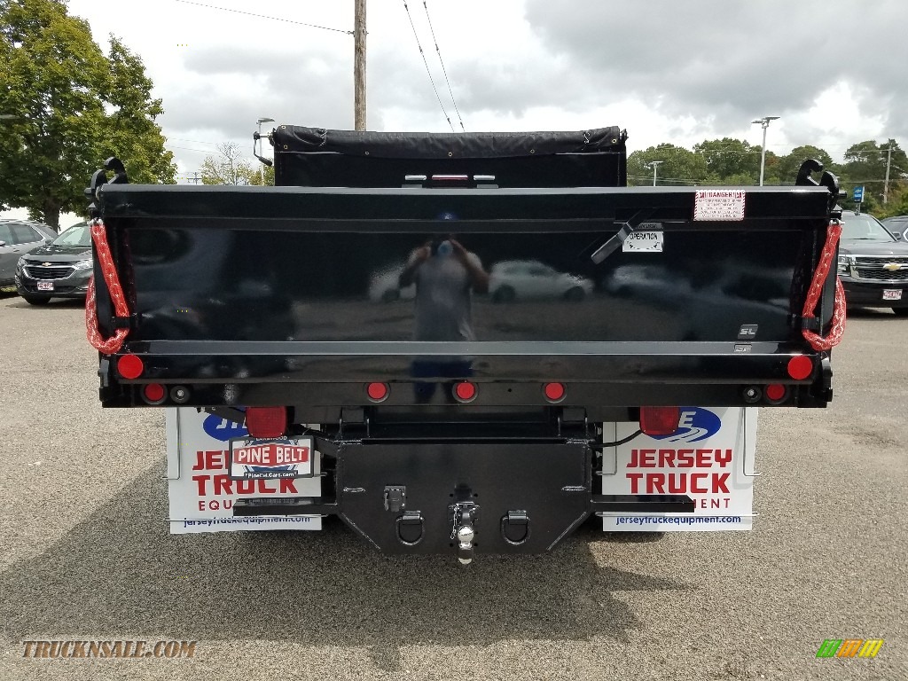 2019 Silverado 3500HD Work Truck Regular Cab 4x4 Dump Truck - Summit White / Dark Ash/Jet Black photo #5