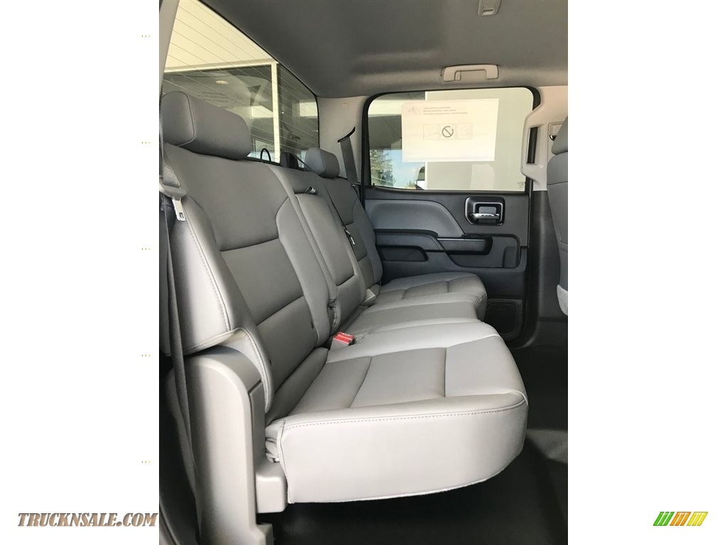2019 Silverado 3500HD Work Truck Crew Cab 4x4 - Silver Ice Metallic / Dark Ash/Jet Black photo #14