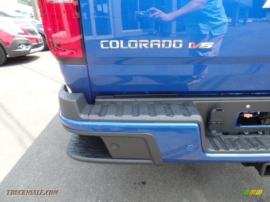 2019 Colorado Z71 Extended Cab 4x4 - Kinetic Blue Metallic / Jet Black/Dark Ash photo #11