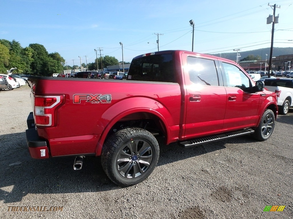 2018 F150 XLT SuperCrew 4x4 - Ruby Red / Special Edition Black/Red photo #2