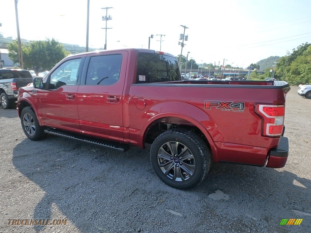 2018 F150 XLT SuperCrew 4x4 - Ruby Red / Special Edition Black/Red photo #4
