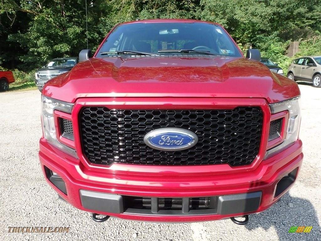 2018 F150 XLT SuperCrew 4x4 - Ruby Red / Special Edition Black/Red photo #7