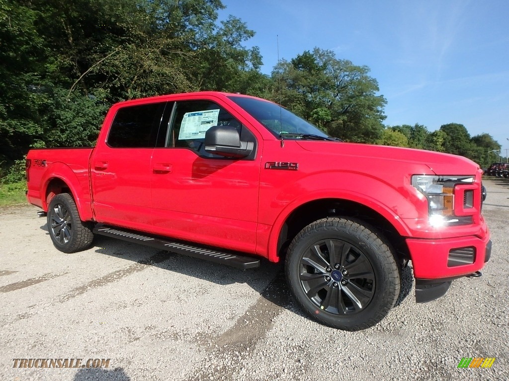 2018 F150 XLT SuperCrew 4x4 - Race Red / Special Edition Black/Red photo #8
