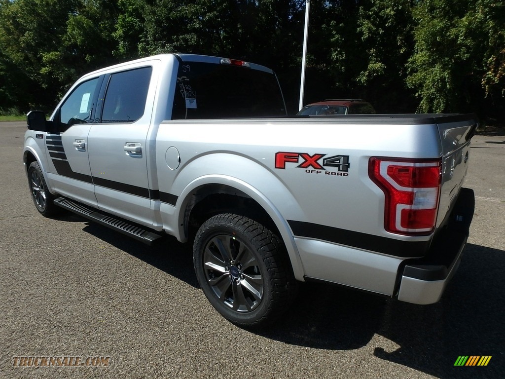 2018 F150 XLT SuperCrew 4x4 - Ingot Silver / Special Edition Black/Red photo #5