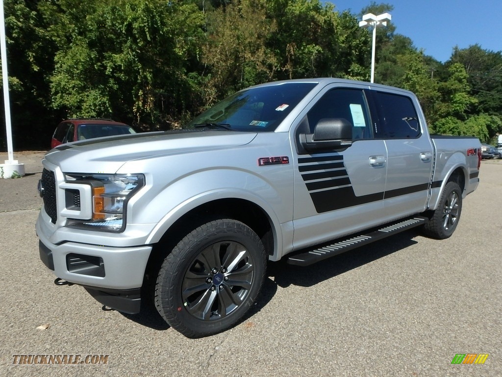 2018 F150 XLT SuperCrew 4x4 - Ingot Silver / Special Edition Black/Red photo #7