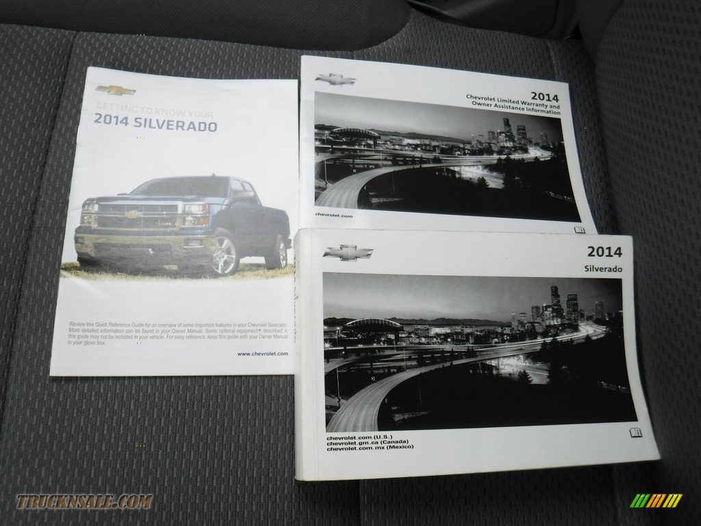 2014 Silverado 1500 WT Double Cab 4x4 - Blue Granite Metallic / Jet Black/Dark Ash photo #25