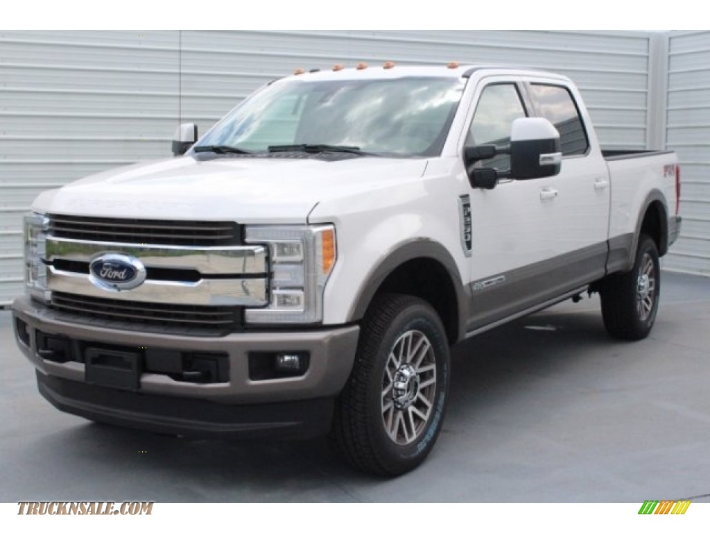 2018 F250 Super Duty King Ranch Crew Cab 4x4 - Oxford White / King Ranch Kingsville Java photo #3