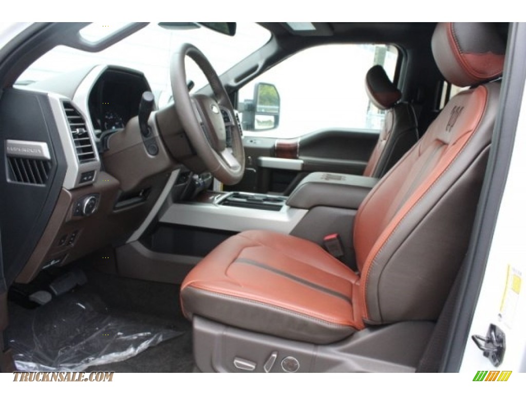 2018 F250 Super Duty King Ranch Crew Cab 4x4 - Oxford White / King Ranch Kingsville Java photo #14