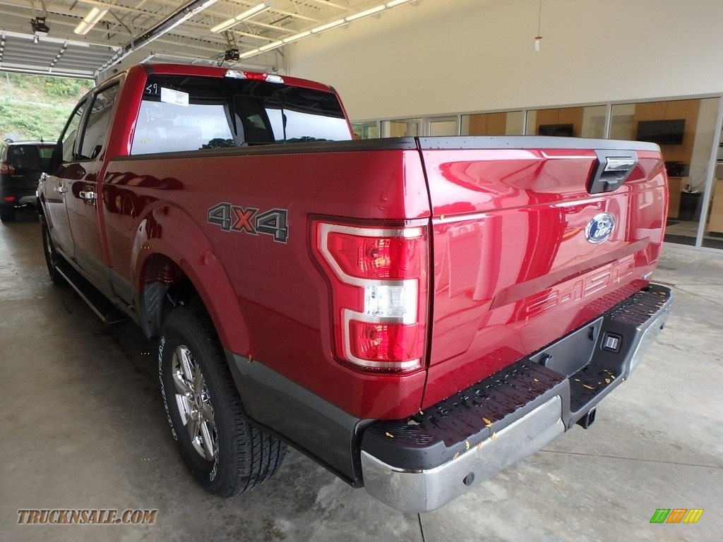2018 F150 XLT SuperCrew 4x4 - Ruby Red / Earth Gray photo #3