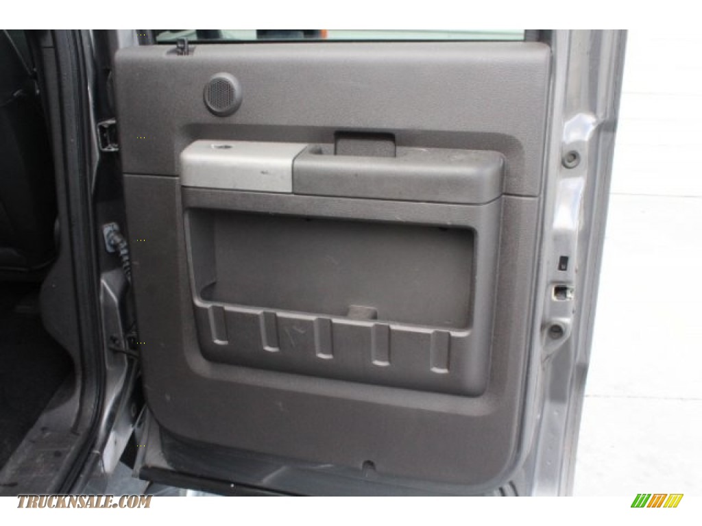 2011 F250 Super Duty Lariat Crew Cab 4x4 - Sterling Grey Metallic / Black Two Tone Leather photo #27