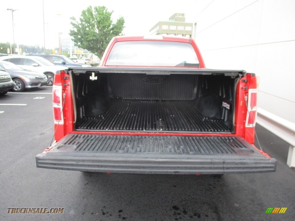 2013 F150 XL SuperCab 4x4 - Race Red / Steel Gray photo #7