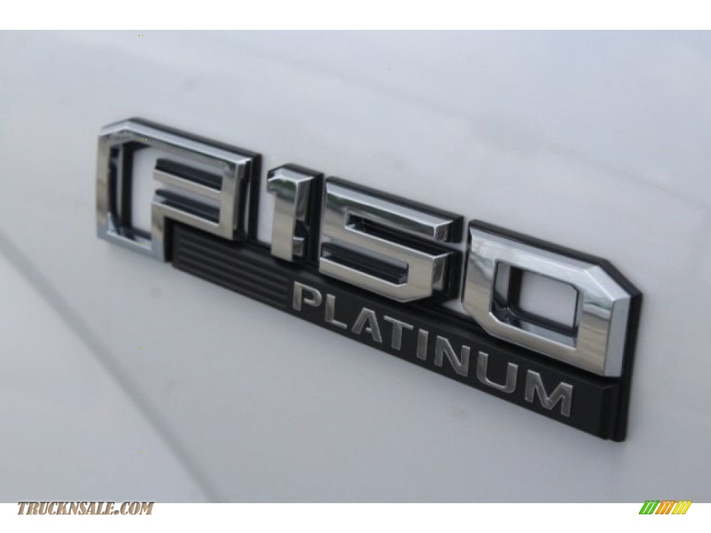 2018 F150 Platinum SuperCrew 4x4 - White Platinum / Light Camel photo #7