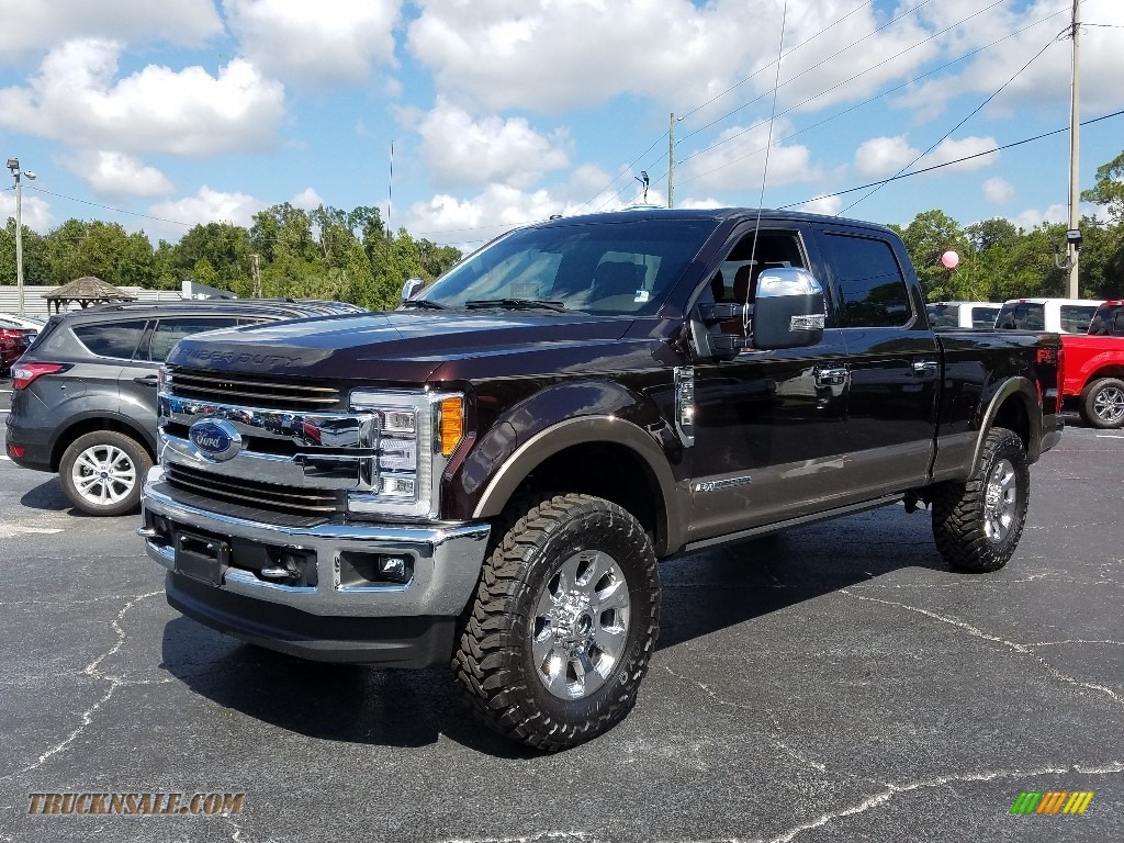 2018 F250 Super Duty King Ranch Crew Cab 4x4 - Magma Red / King Ranch Kingsville Java photo #1