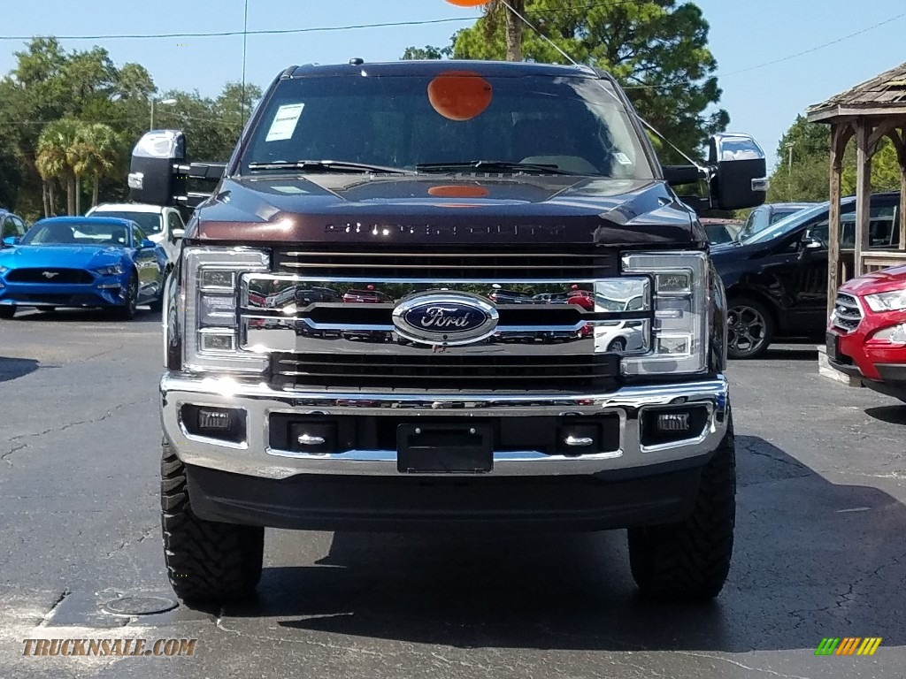2018 F250 Super Duty King Ranch Crew Cab 4x4 - Magma Red / King Ranch Kingsville Java photo #8