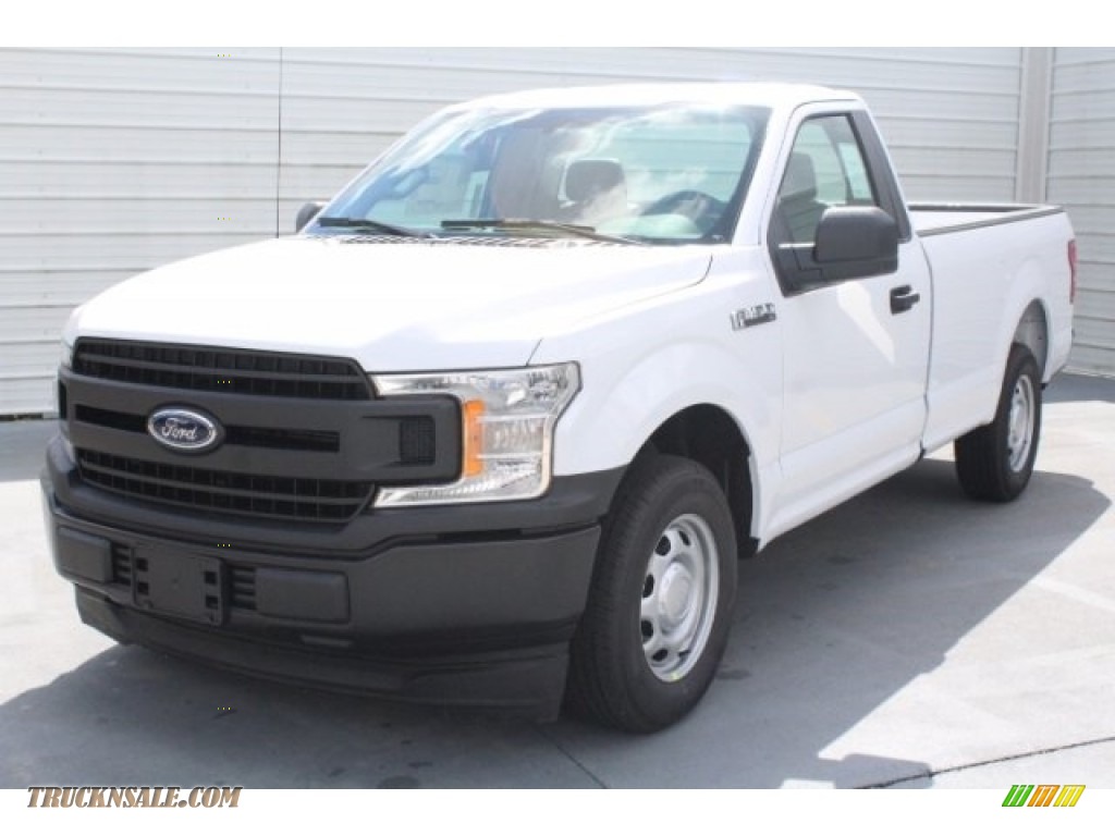 2018 F150 XL Regular Cab - Oxford White / Earth Gray photo #3 2018 F150 XL Regular Cab - Oxford White / Earth Gray photo #3