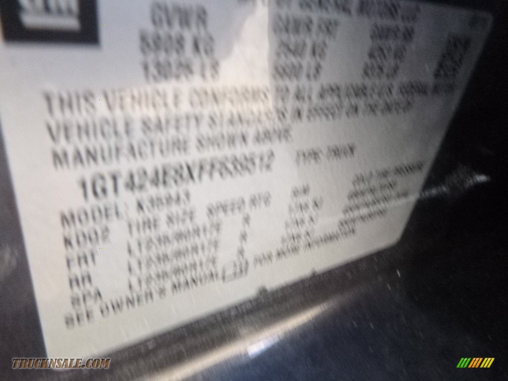 2015 Sierra 3500HD Denali Crew Cab 4x4 - Iridium Metallic / Denali Jet Black photo #15