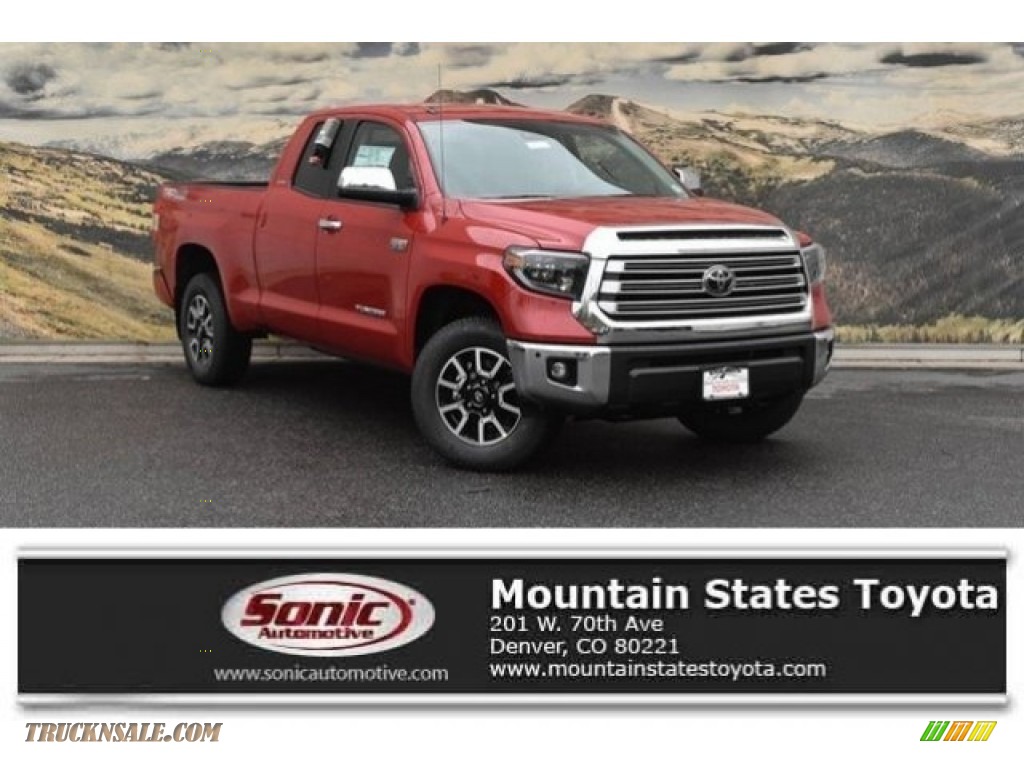Barcelona Red Metallic / Graphite Toyota Tundra Limited Double Cab 4x4