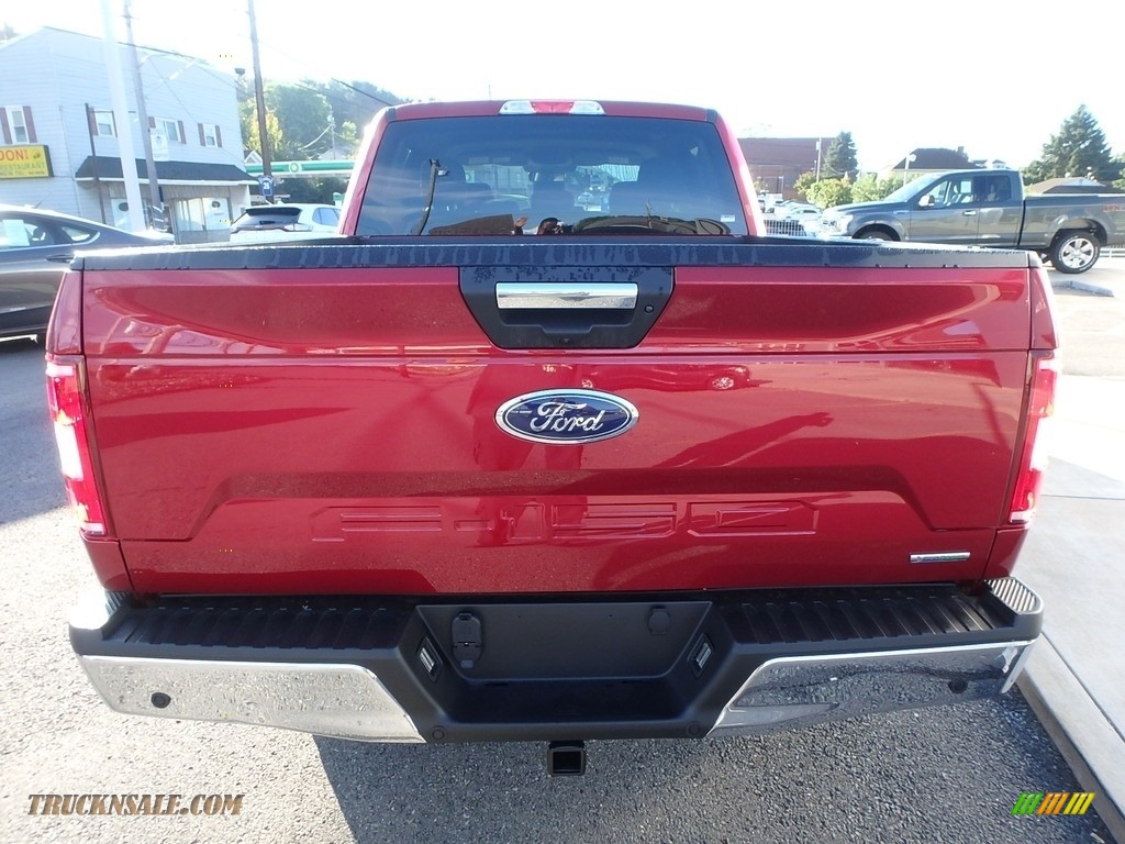 2018 F150 XLT SuperCrew 4x4 - Ruby Red / Earth Gray photo #6