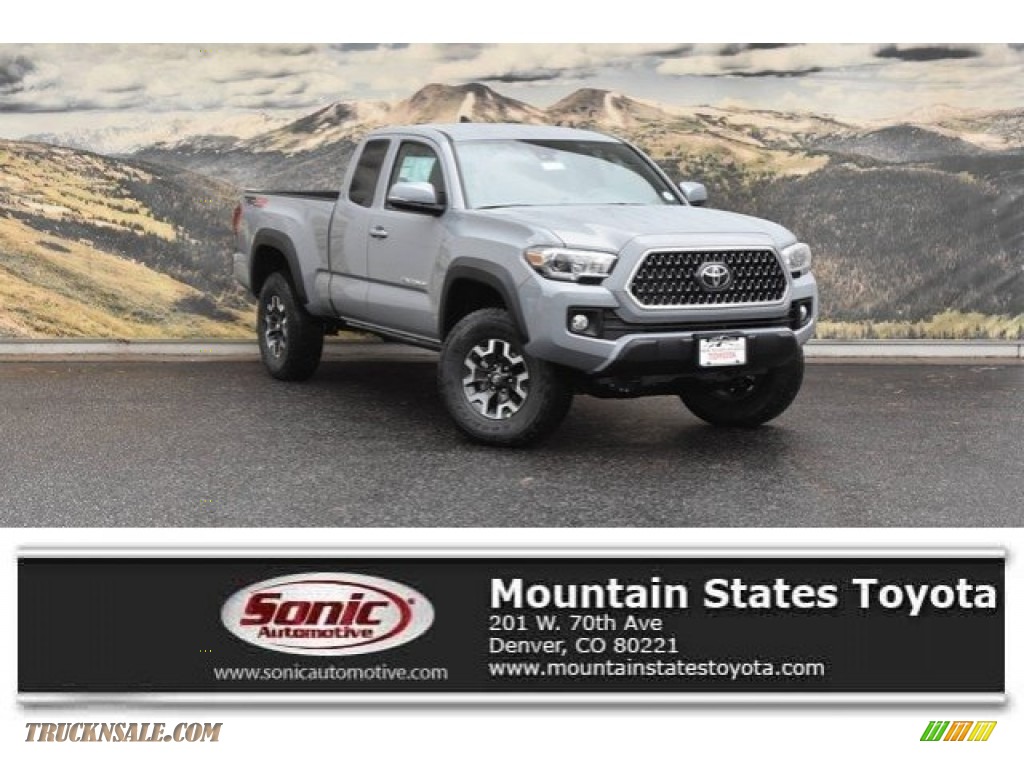 Cement Gray / TRD Graphite Toyota Tacoma TRD Off-Road Access Cab 4x4