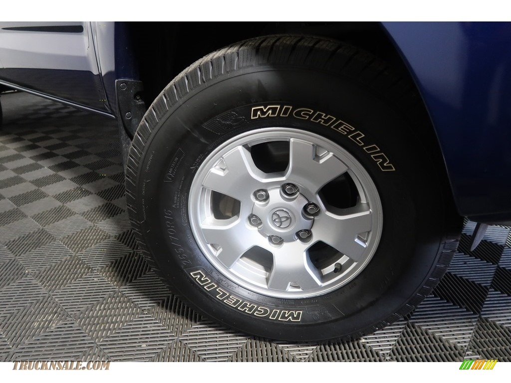 2015 Tacoma V6 Double Cab 4x4 - Blue Ribbon Metallic / Graphite photo #27
