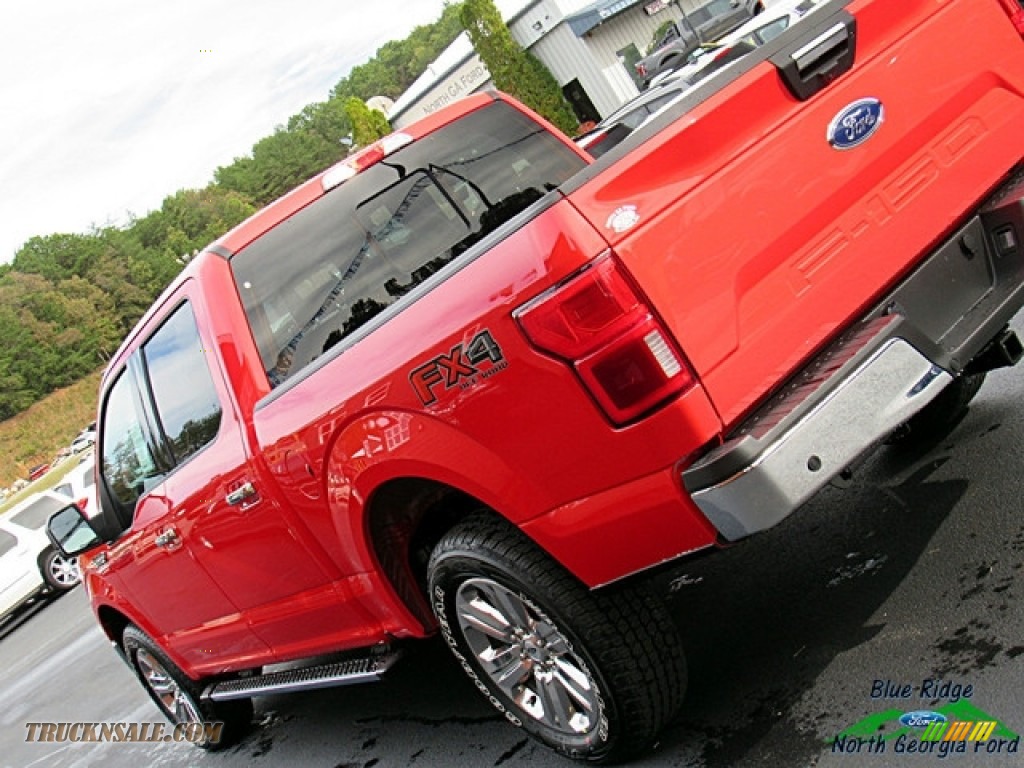 2018 F150 XLT SuperCrew 4x4 - Race Red / Earth Gray photo #36