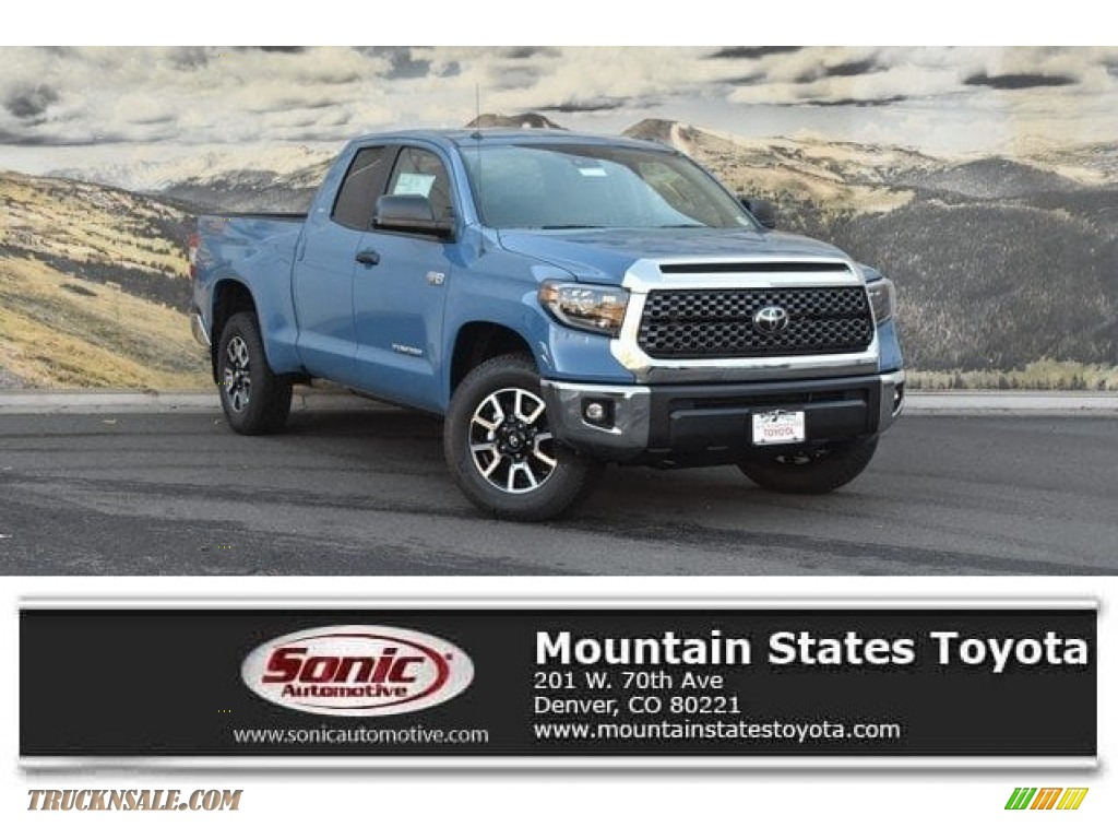 Cavalry Blue / Graphite Toyota Tundra TRD Off Road Double Cab 4x4