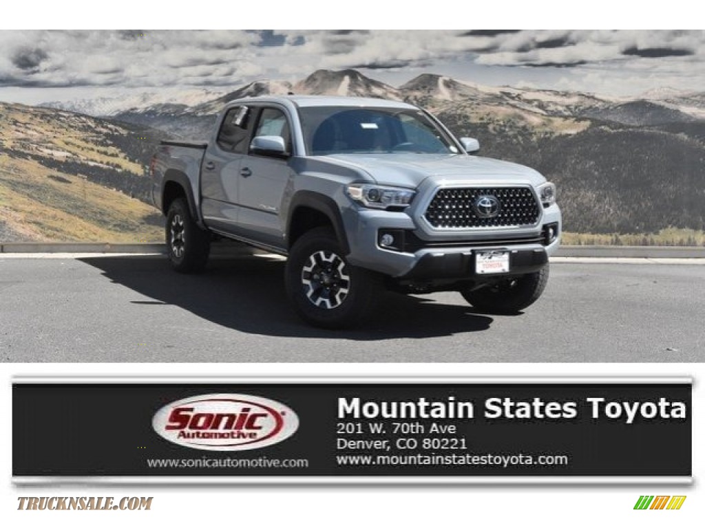 2018 Tacoma TRD Off Road Double Cab 4x4 - Cement / Cement Gray photo #1
